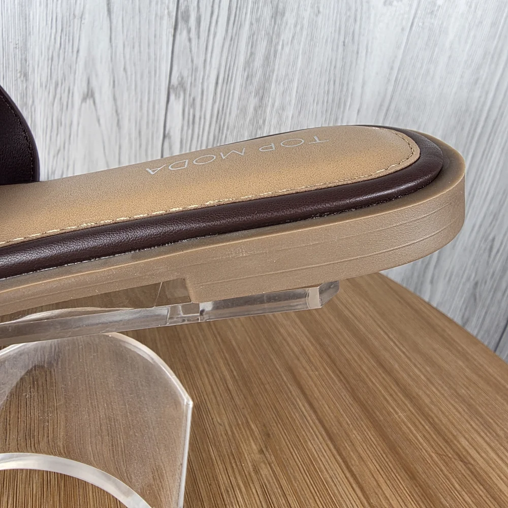 Women's Brown H Sandals - Picture 6 of 13